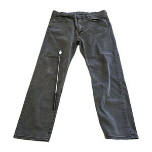 Levi's 502 Charcoal Gray Jeans Men's Size 38x30 Worked In Look PLEASE READ INFO